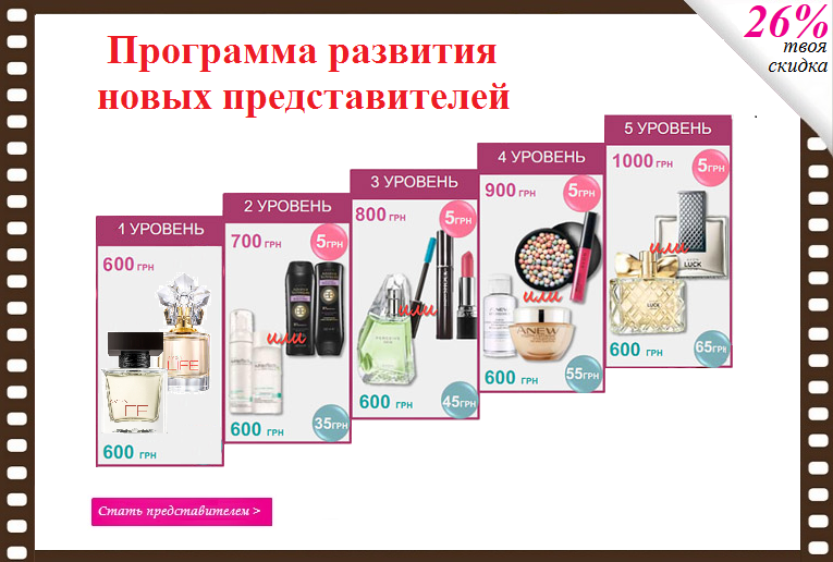 Программа развития новых представителей